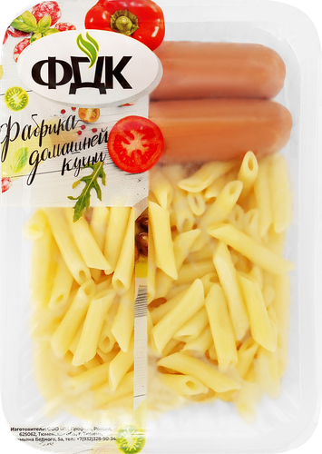 

Сосиски Фдк с макаронами 250 г