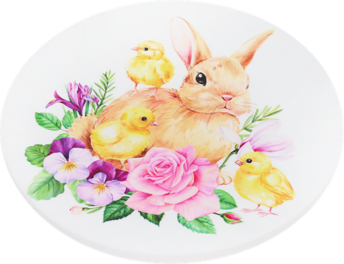 

Подставка для горячего Homeclub Easter доломит пробка 15 см