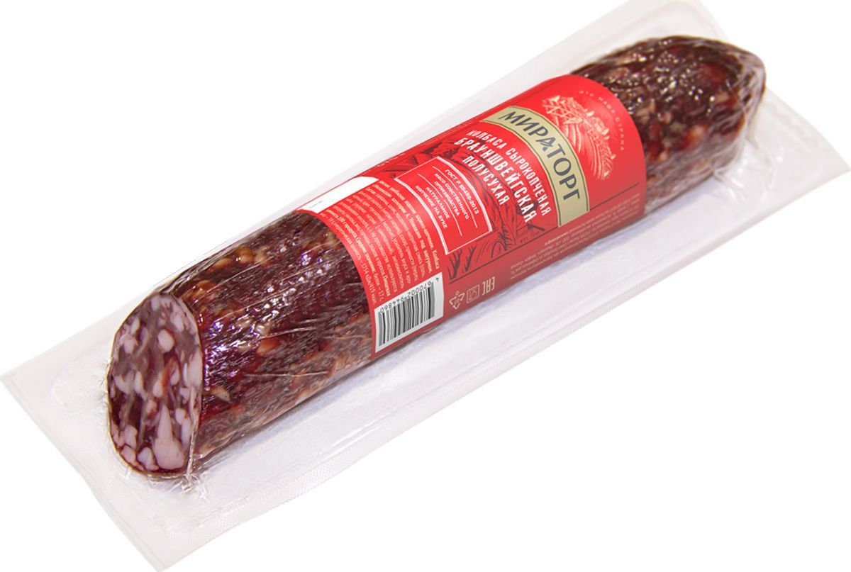 

Колбаса Мираторг Брауншвейгская сырокопченая 300 г