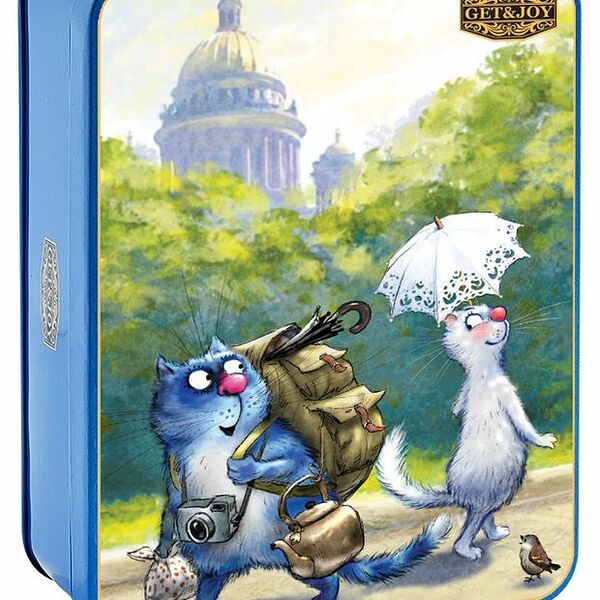 Чай черный Get&Joy Исаакиевский собор коты, 40г