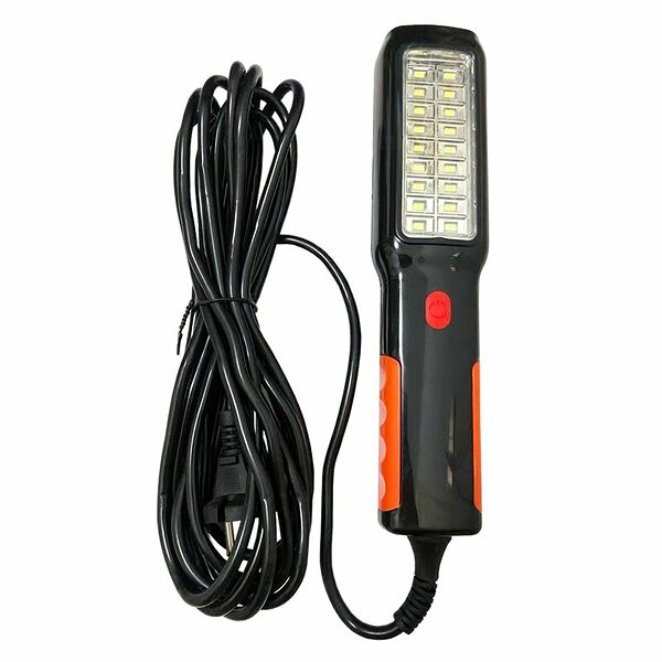 Фонарь AVS LW-518L, переносной, светодиодный, черный, оранжевый