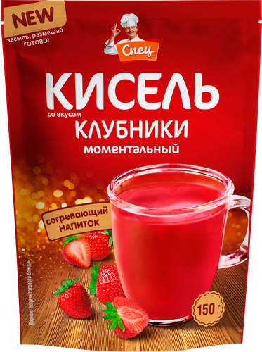 

Кисель Спец со вкусом клубники 150 г