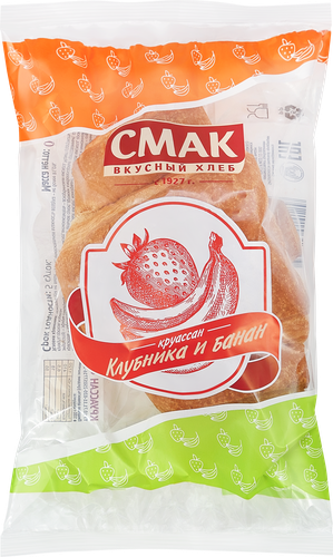 

Круассан Смак с начинкой клубника-банан 60 г