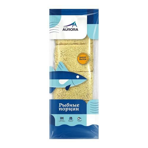 Порции Aurora из филе минтая в панировке 300 г