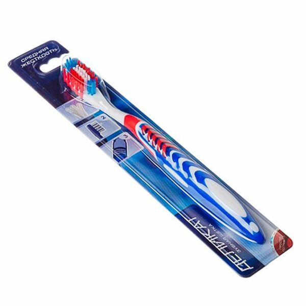 Зубная щетка эффект, средняя жесткость, индекс 5, степень 6, в ассортименте