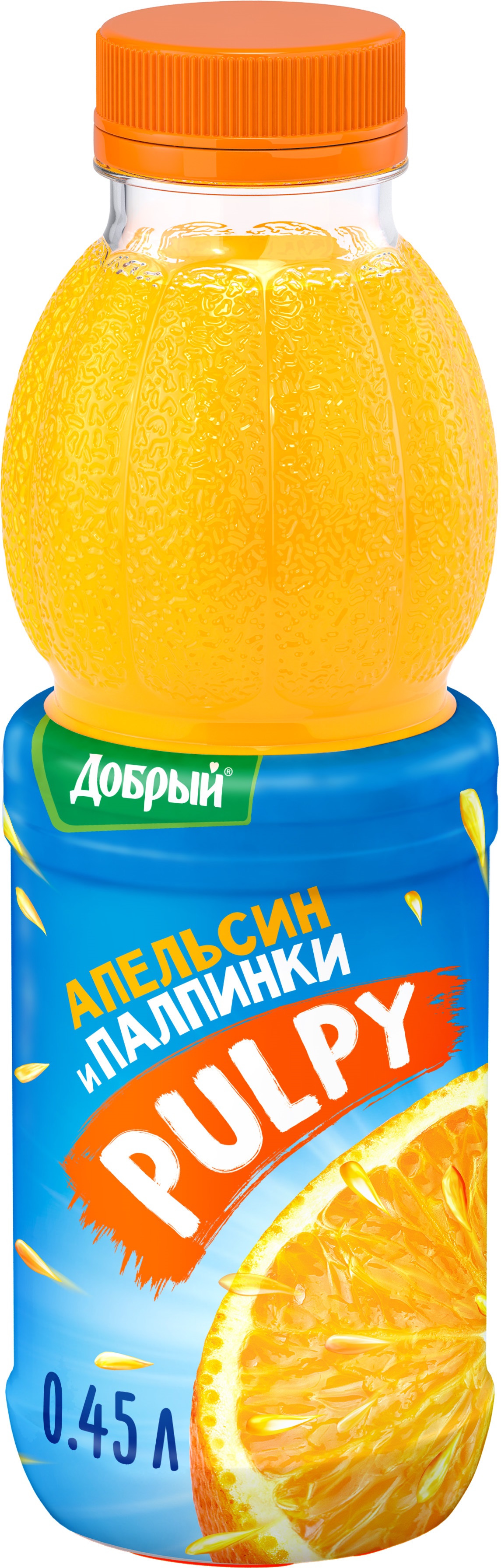 

Напиток сокосодержащий Pulpy Апельсин 450 мл