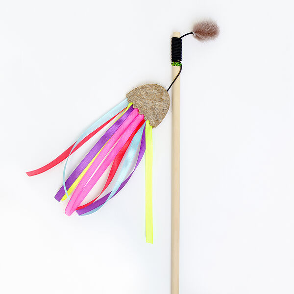 Дразнилка для кошек Медуза, 15 и 72 см