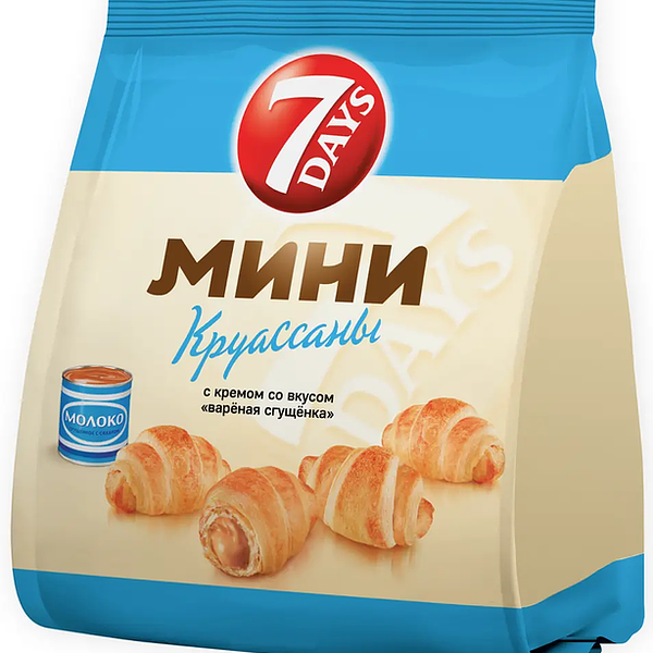 Мини-круассаны 7 Days с вареной сгущенкой 300 г