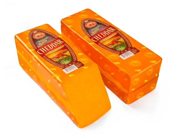 

Сыр Староминский сыродел Premium Чеддер красный 50% вес