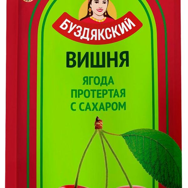 Вишня протертая Буздякский с сахаром