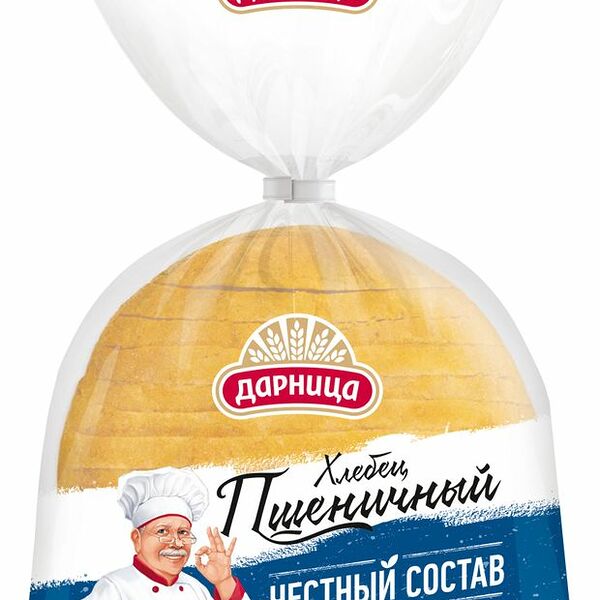 Хлеб Аладушкин Пшеничный Честный состав подовый в нарезке 400г