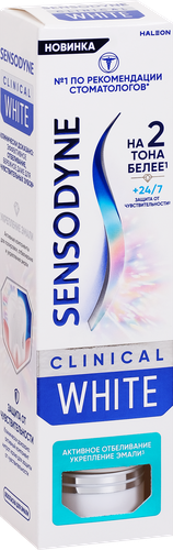 

Зубная паста Sensodyne Clinical White Активное Отбеливание Укрепление Эмали 75 мл