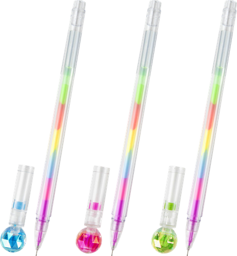 

Ручка гелевая Юнландия Хрустальный шар Радужные чернила 0,7мм, 1шт в ассортименте