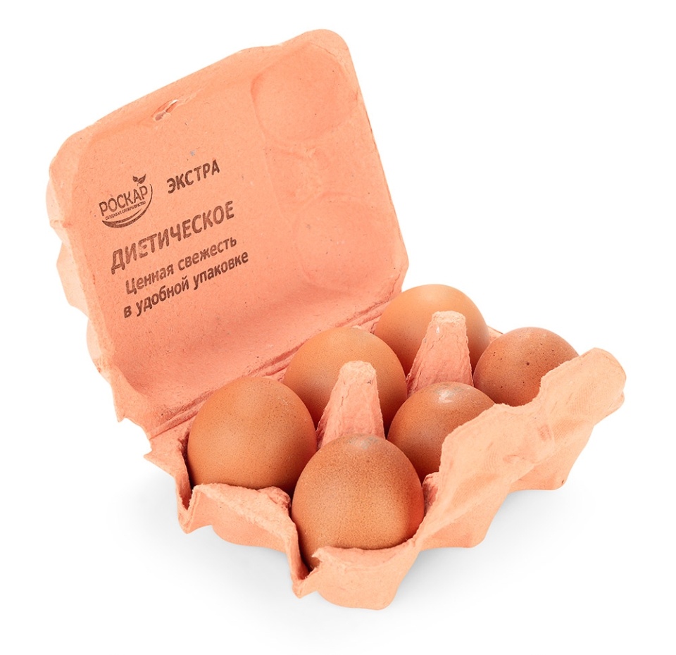

Яйцо куриное Роскар Экстра С1, 6 шт. 620 г