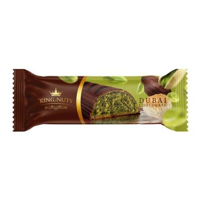 Шоколад King of Nuts Дубайский с фисташковой начинкой и катаифи 30 г