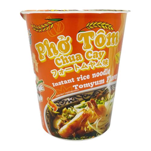 

Лапша быстрого приготовления King Pho Pho Tom рисовая Том ям 61 г дизайн упаковки в ассортименте