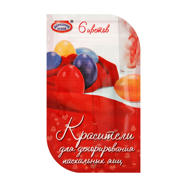 

Красители для окрашивания яиц Домашняя кухня в таблетках разноцветные 6 цветов 4.2 г