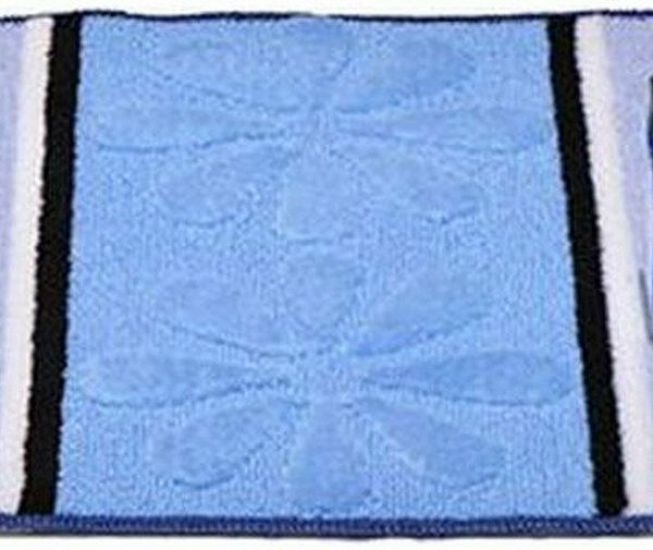 Коврик для ванной комнаты Dasch Дорофей Ромашка 50х80 см ворсовый синий