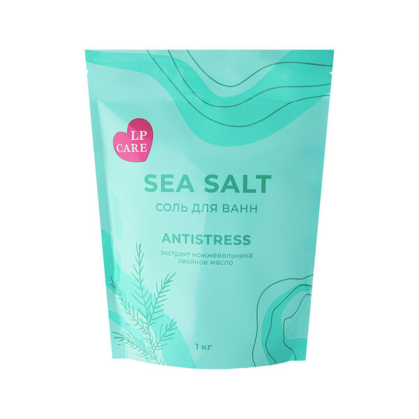 Соль для ванны Lp Care Антистресс расслабляющая 1000 г