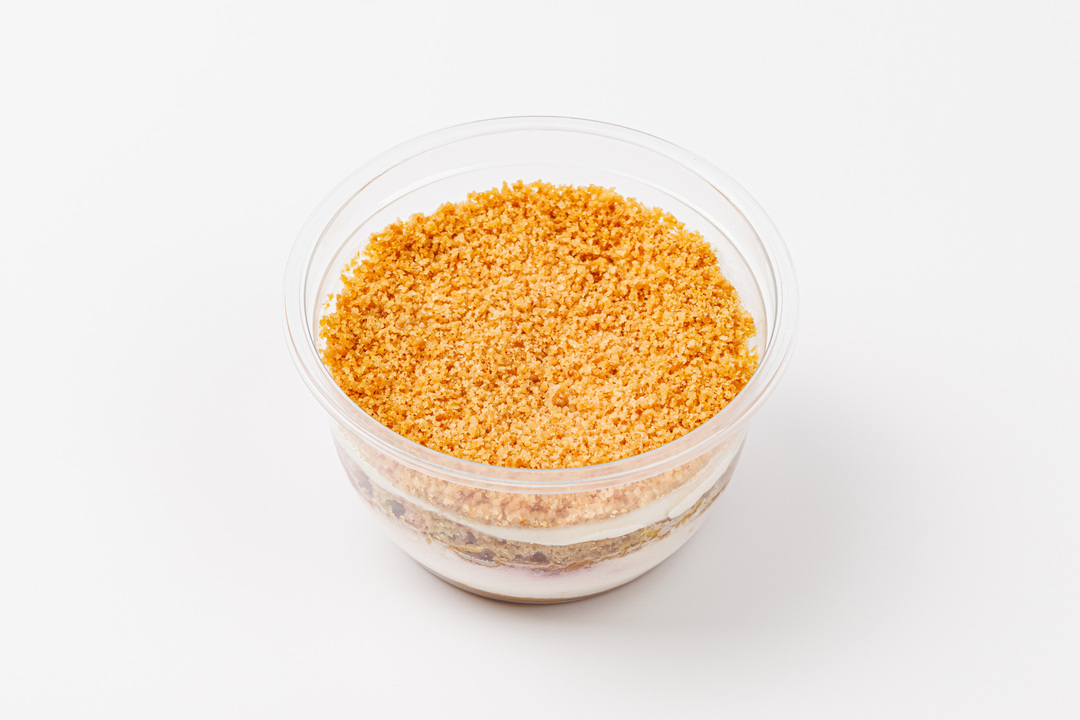 

Десерт замороженный в банке Медовик с брусникой