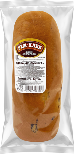 

Сдоба Реж-хлеб Изюминка 80 г
