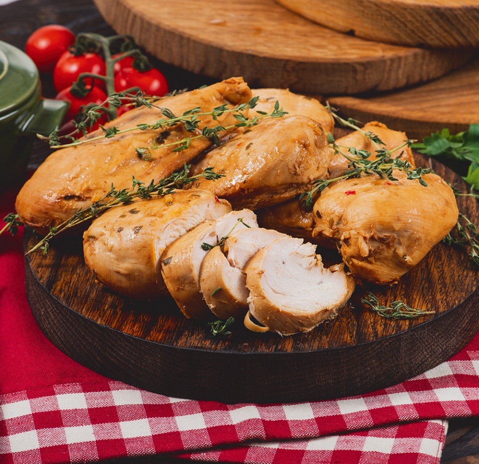 

Филе куриное Почти Готово в чесночном маринаде охлаждённое вес