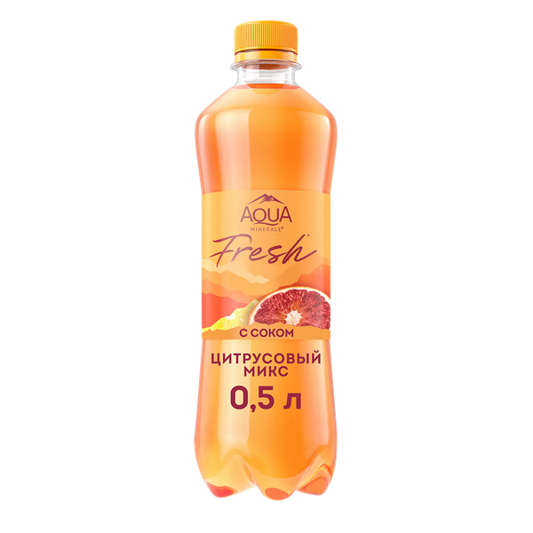 Вода Aqua Minerale Fresh Цитрусовый микс газированная 0.5 л