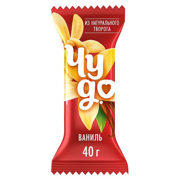 Сырок творожный глазированный Чудо со вкусом Ваниль 25.6% 40 г