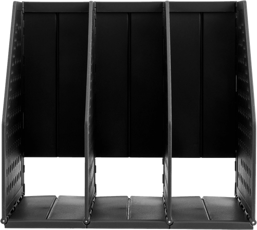 

Лоток вертикальный Deli складной серый пластик 3 отеделния 200х150х180 мм