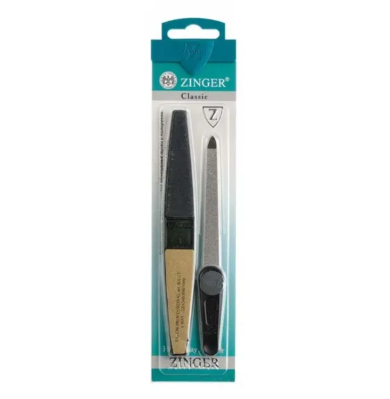 

Набор маникюрный Zinger арт. SIS-01: полировка, пилка металлическая