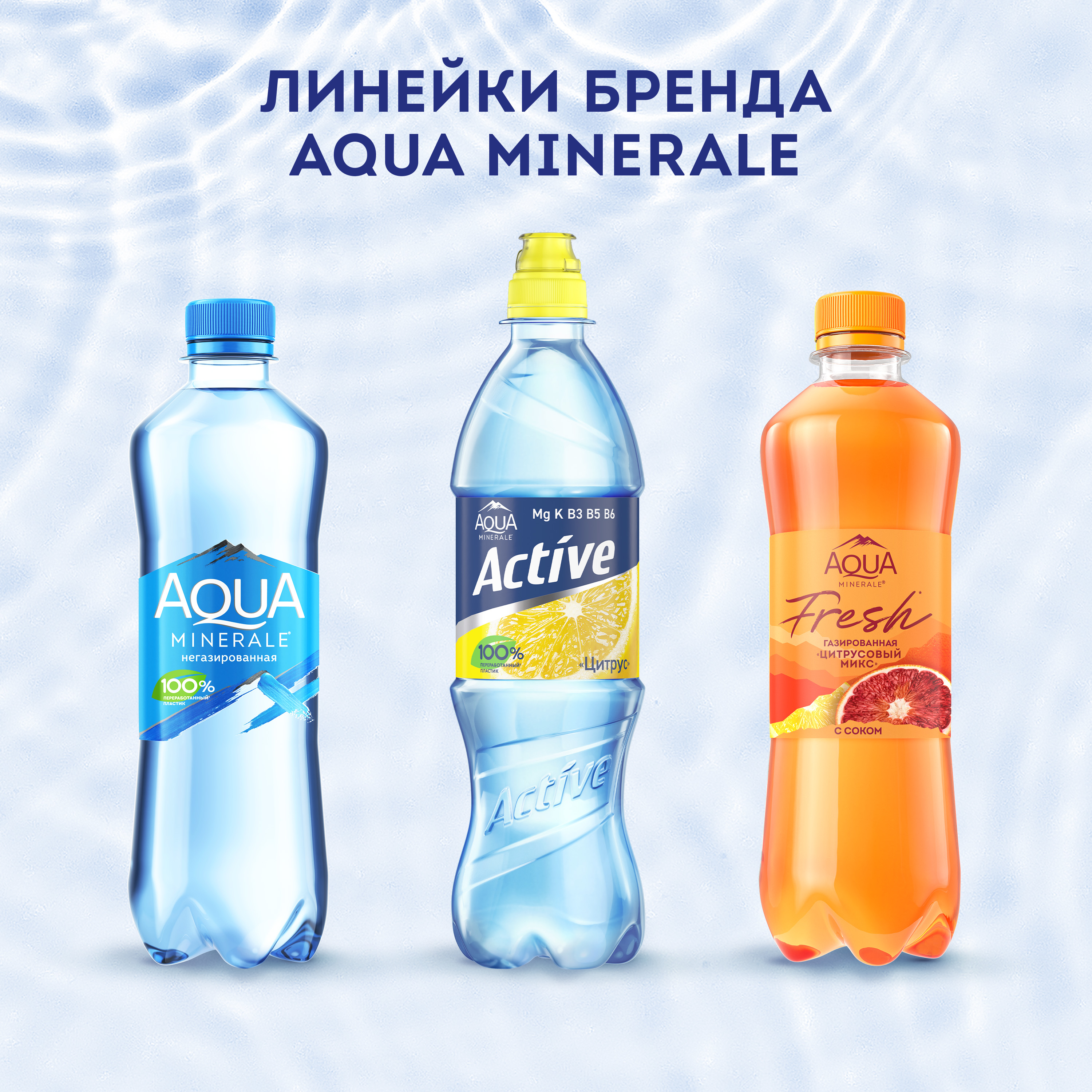 

Вода Aqua Minerale Fresh "Цитрусовый микс" газированная 0.5 л
