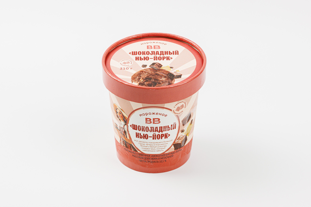 

Мороженое ВкусВилл Шоколадный Нью-Йорк 310 г