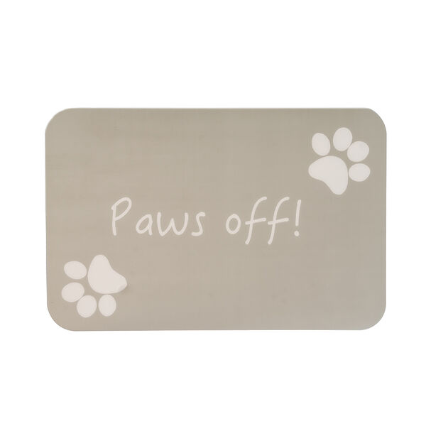 Коврик под миску Petmax Paws off для кошек и собак 43x28 см
