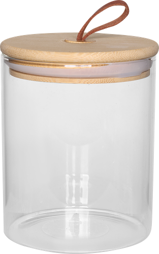 Банка для хранения Homeclub Timber стекло бамбук 750 мл