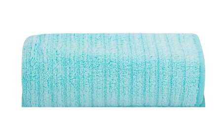

Полотенце Homeclub Zero Twist 50x80 см, голубое, волна