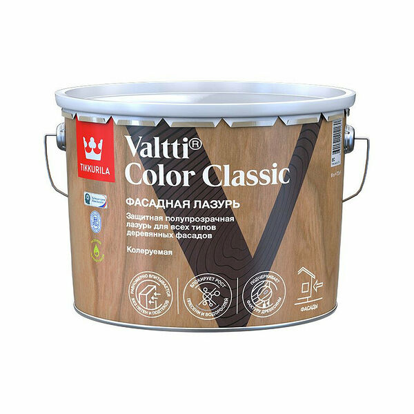 Антисептик Tikkurila/Tikkivala Valtti Color 9 л, полуматовый