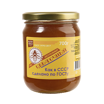 

Мёд Altay Gold цветочный, Россия 700 г