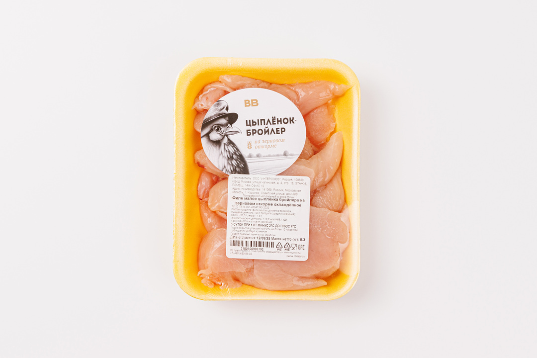 

Филе ВкусВилл малое цыпленка-бройлера на зерновом откорме 300 г