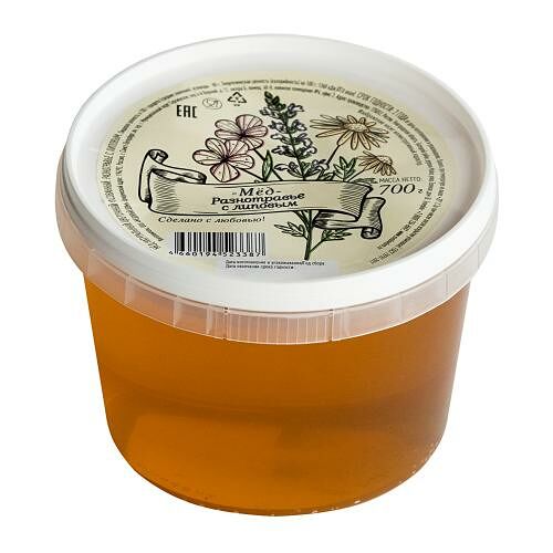 Мед Медовый дом разнотравье с липовым 700 г