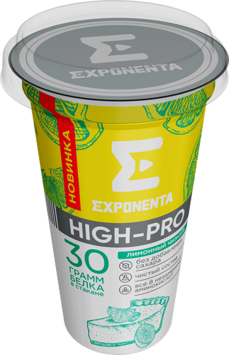 

Напиток кисломолочный Exponenta High-Pro обезжиренный лимонный чизкейк 250 г