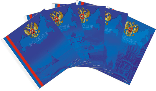 

Тетрадь UNNIKA LAND А5 96л клетка,скрепка,мел.картон,выб. лак