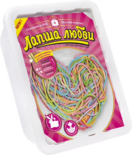 

Мармелад Вкусная помощь Лапша любви 105 г