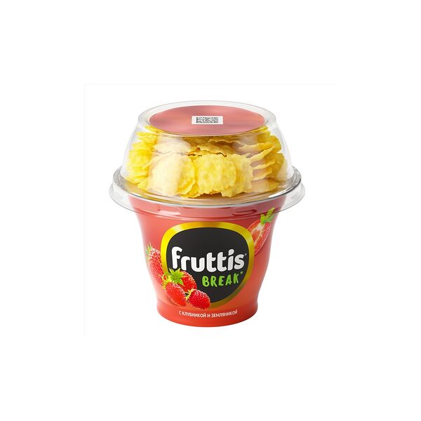 Продукт йогуртный Fruttis Вкусный перерыв клубн-землян 2.5% 180г