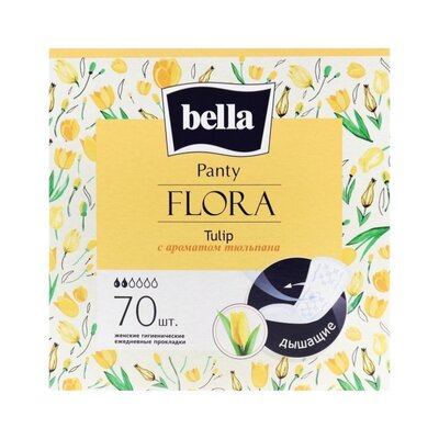 Прокладки гигиен ежедн Bella Panty FloraTulip с аром тюльпана 70шт