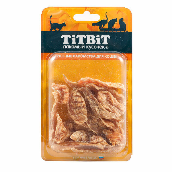 Лакомство для кошек Titbit филе куриное 22 г
