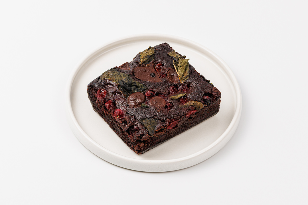 

Брауни с клюквой и мятой веган замороженный 95 г