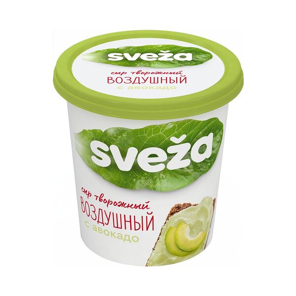 Сыр творожный Воздушный 60% с авокадо ст/пп 150г SVEZA