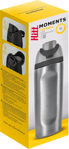 

Термос Hitt Moments Нержавеющая сталь цвет в ассортименте 1 шт 1 л