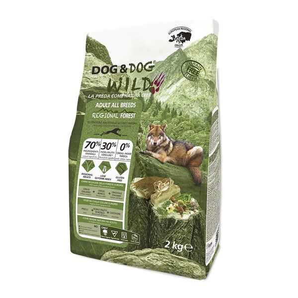 Regional Forest Сухой корм Dog & Dog Wild для собак, с кабаном, 2 кг