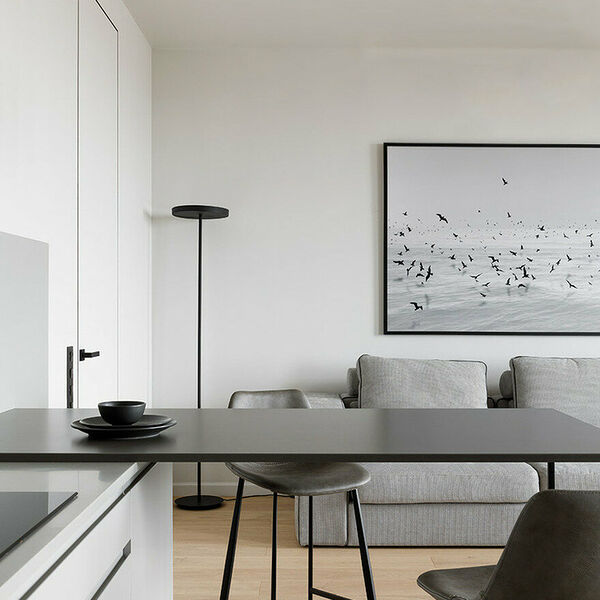 Светильник потолочный MARSIC, LEDX48ВТX2400LM, 3000-7000K черный